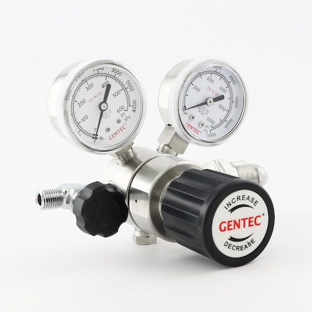 HP High Pressure SS Low Flow Regulator, CGA 590 0 To 1500 PSI, Needle Valve,  Use With: Air